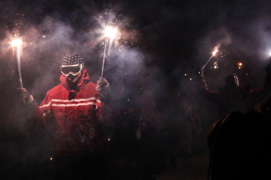 Retraite aux flambeaux - ski nordique