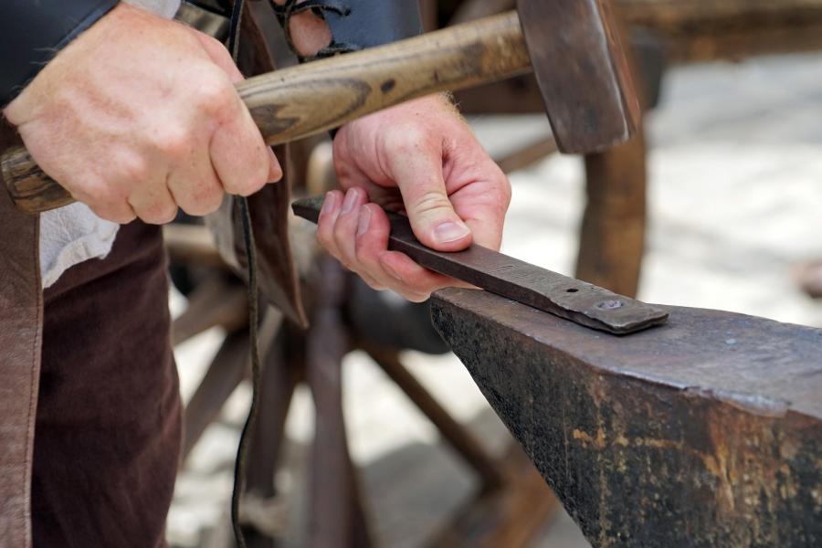 Ferro battuto  Démonstration de travail artisanal