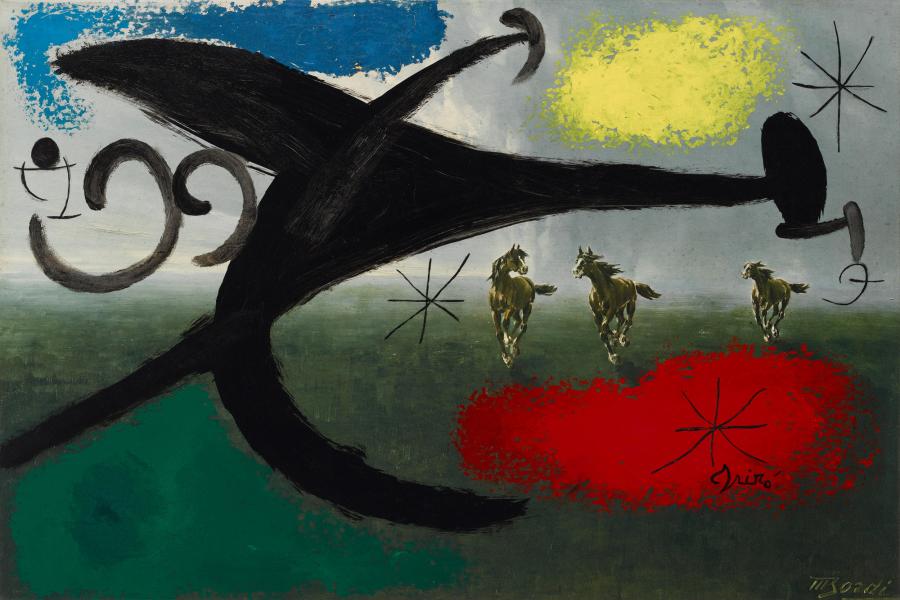 Joan Miró. It is when I dream that I see clearly