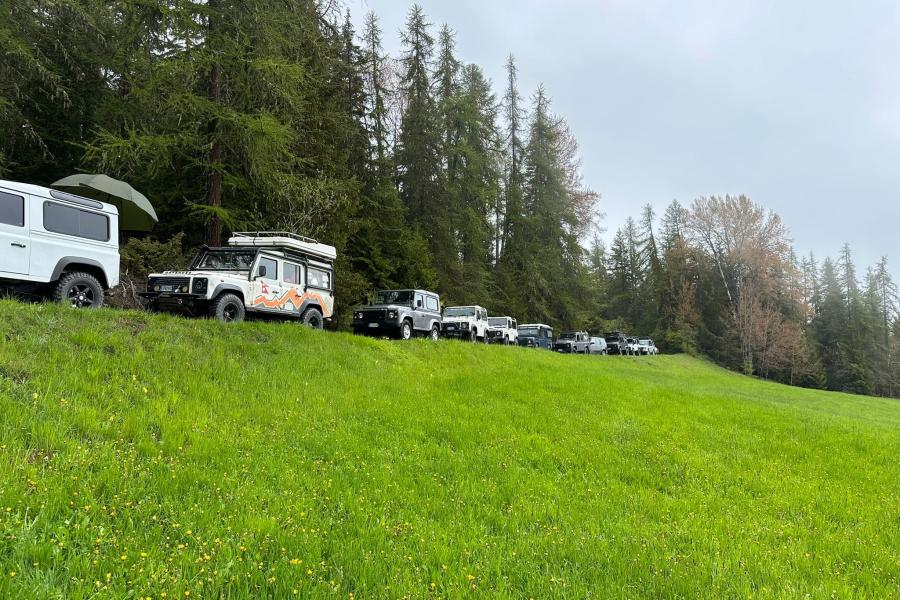 Rencontre Land Rover au pied du Mont Rose