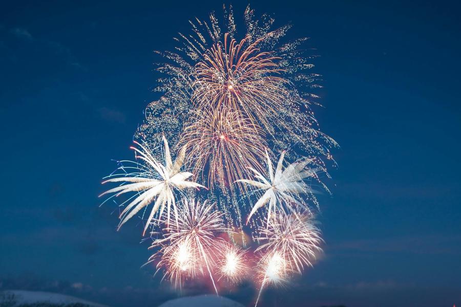 Feux d'artifice de fin d'année