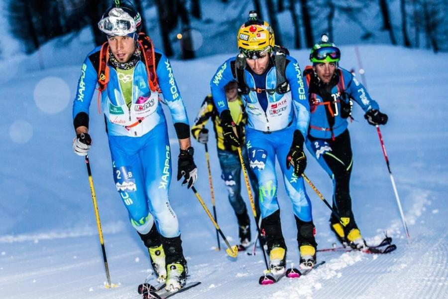 Ski de randonnée nocturne dans le domaine skiable Monterosa Ski