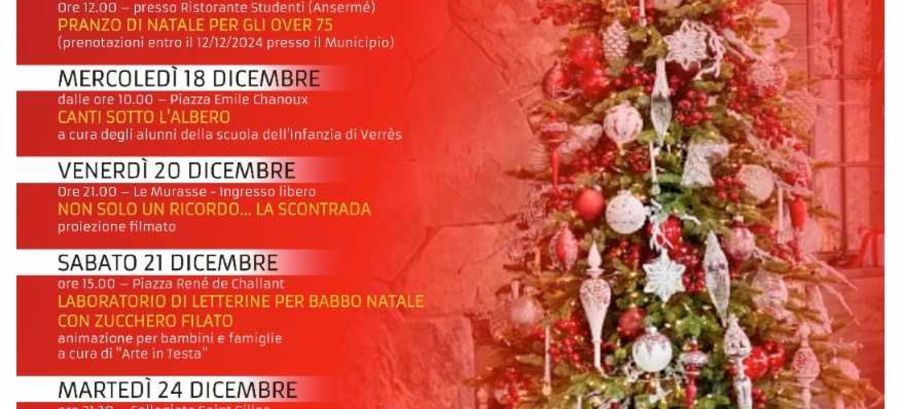Verrès è...la magia del Natale.
