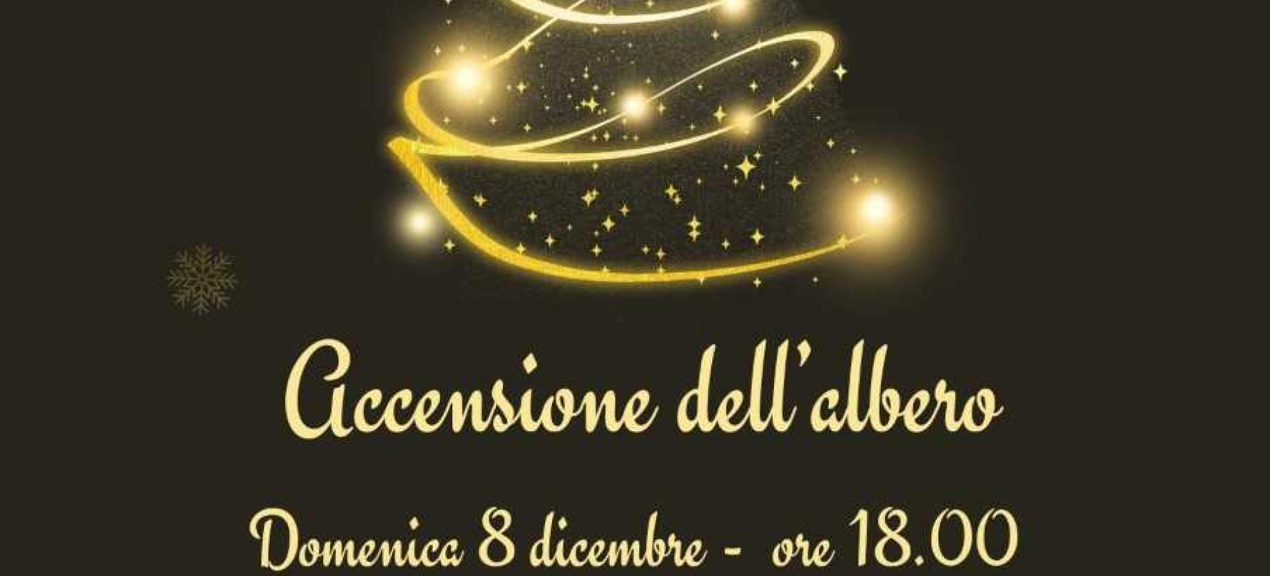 Accensione dell'albero di Natale