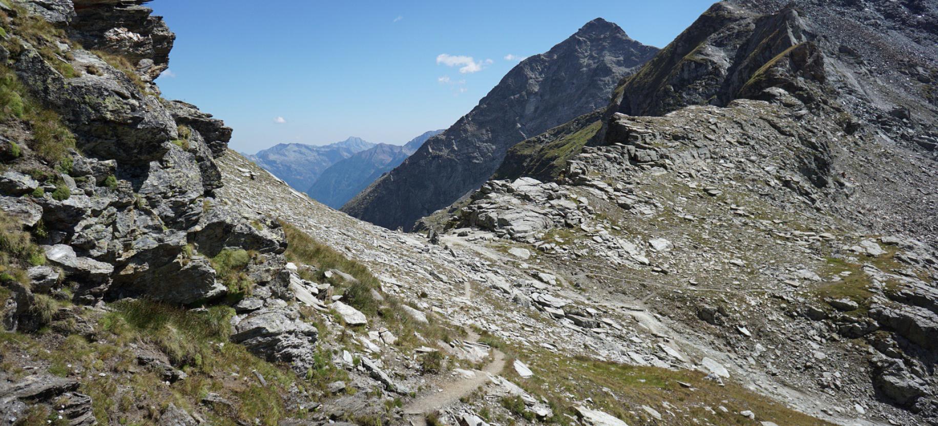 Arrivo al Colle Pinter.