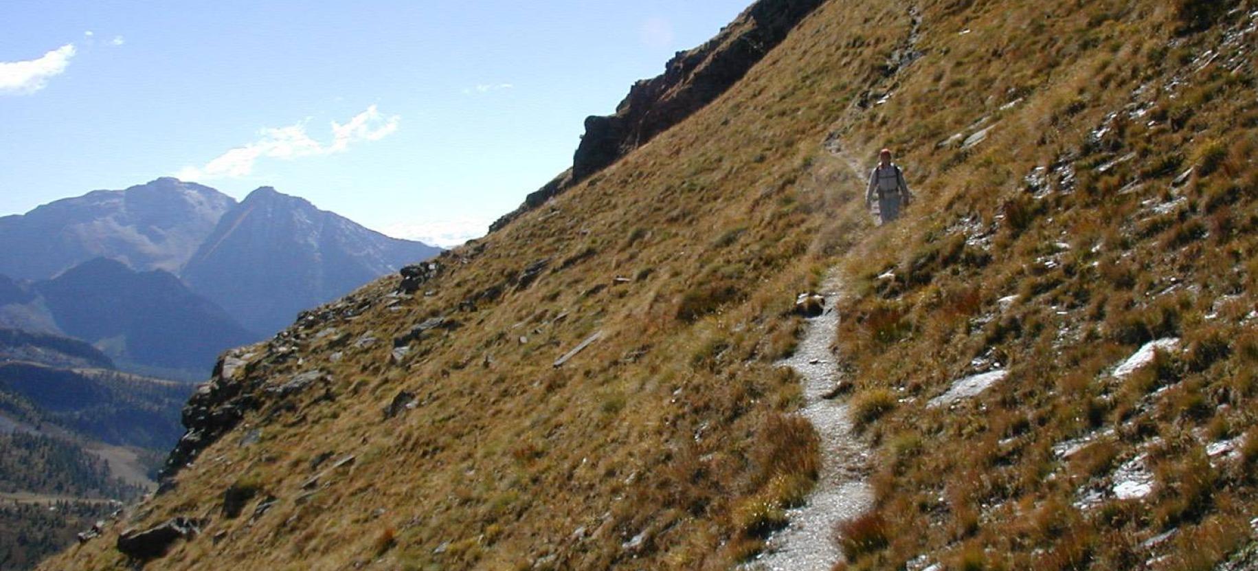 Inizio della risalita.