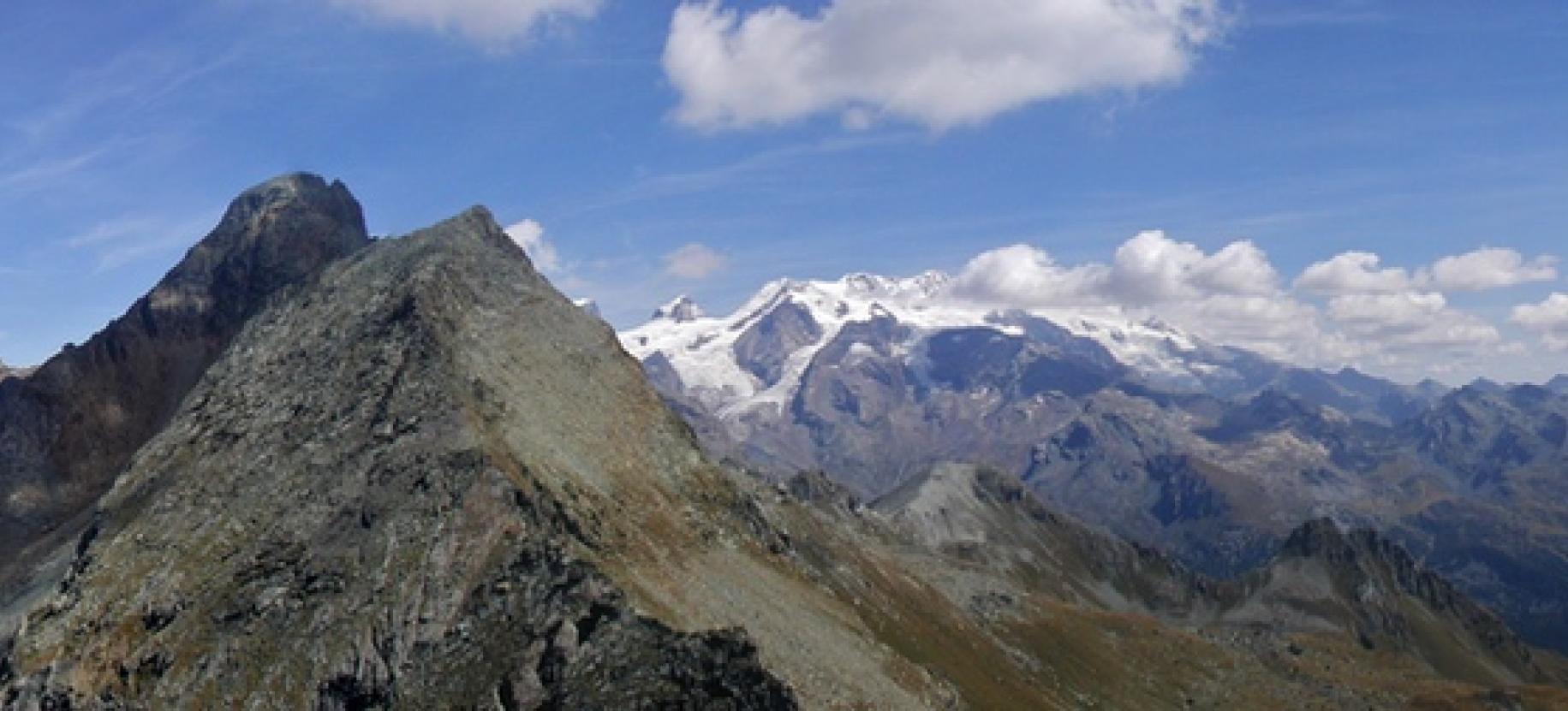 Panorama dalla vetta.