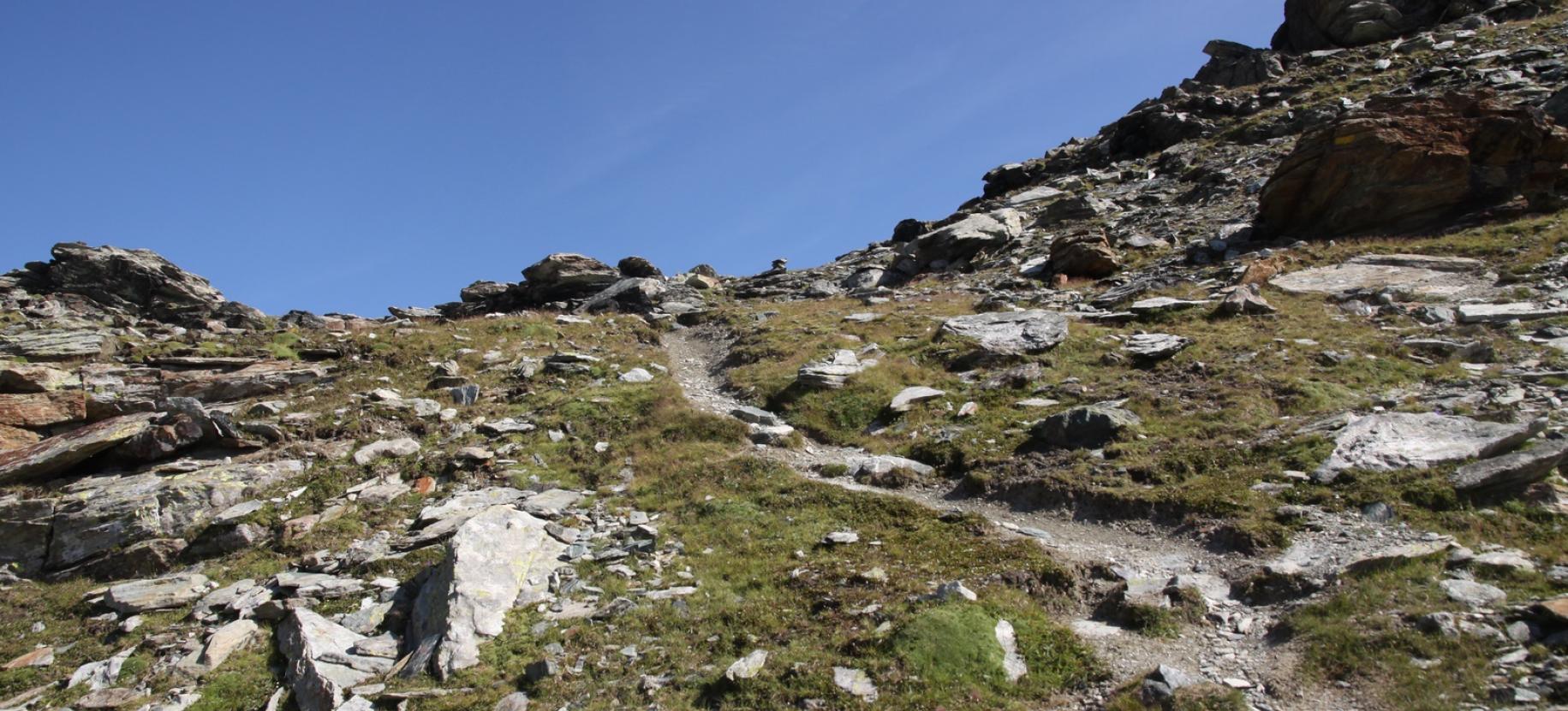 Arrivo al Colle Croce.