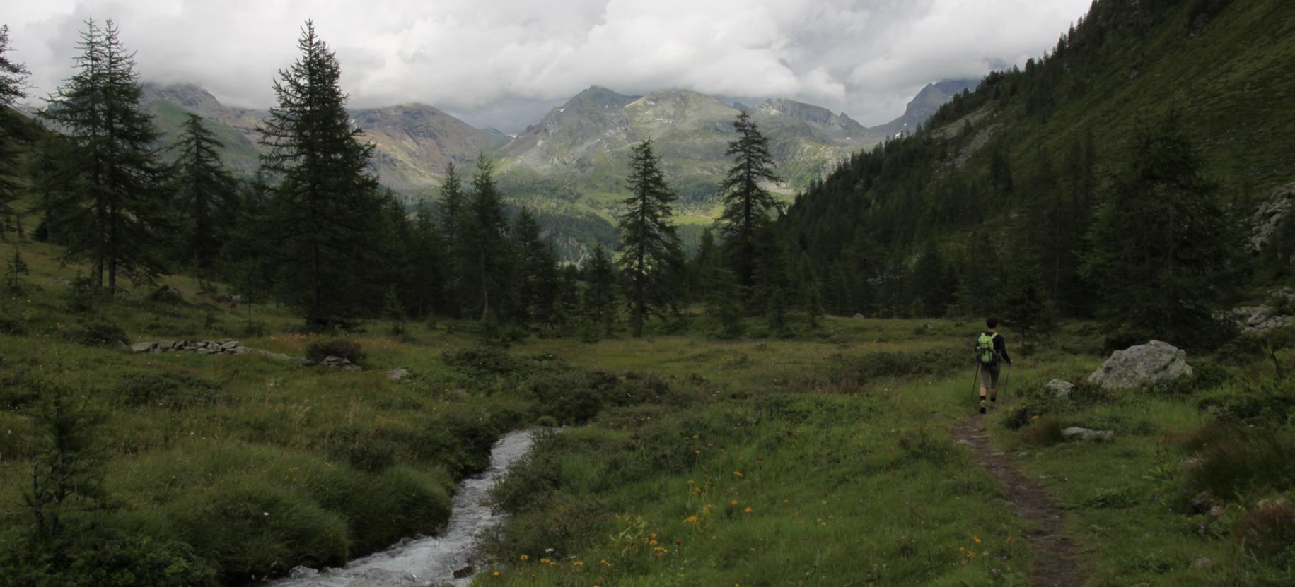 Ritorno lungo il torrente.