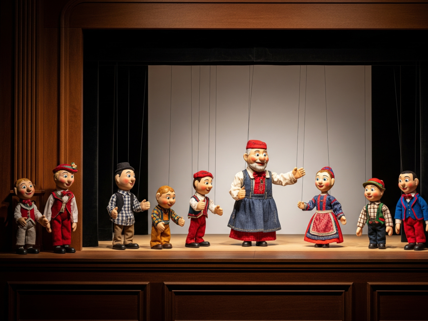Spettacolo burattini  Théâtre de marionnettes