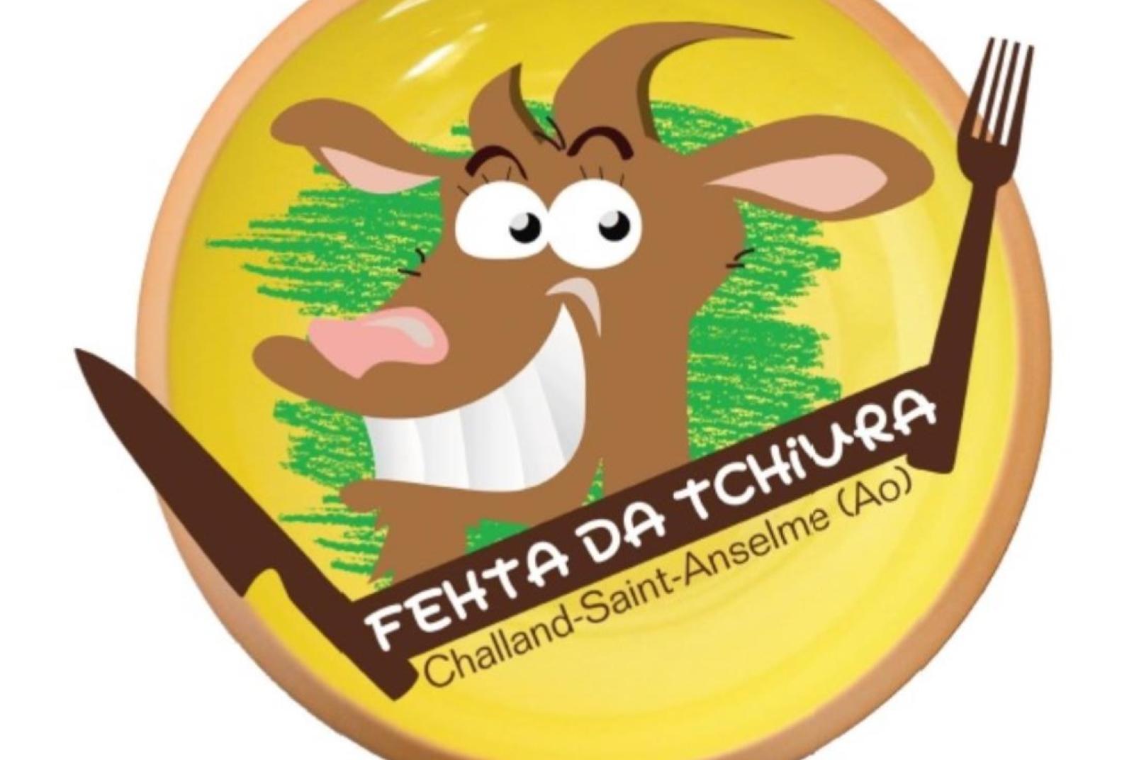 Logo della Festa della capra Fehta da tchivra - Fête de la chèvre